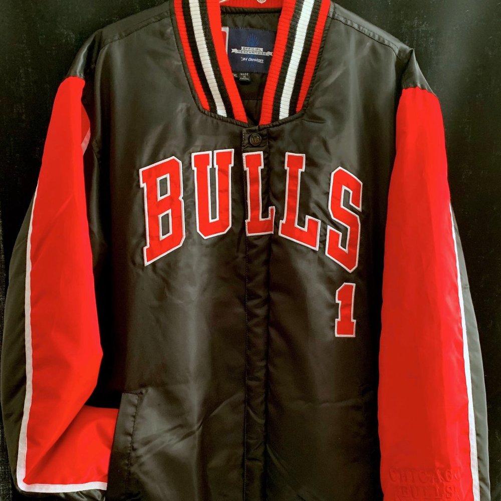 Chicago Bulls Derrick Rose #1 Satin Jacket